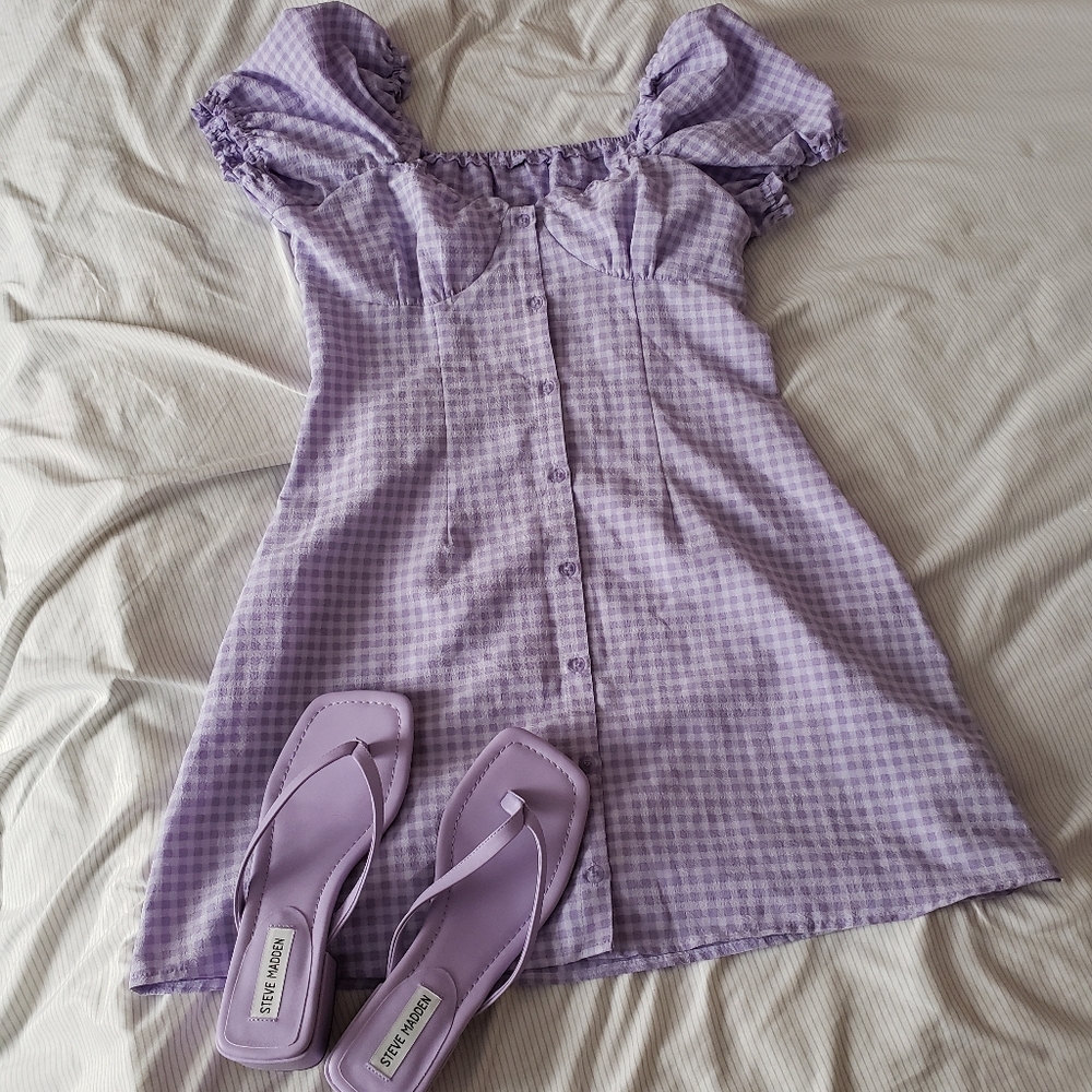 Gingham Mini Dress